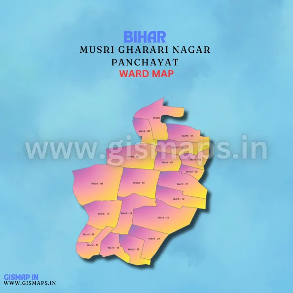 Musri Gharari Nagar Panchayat Ward Map